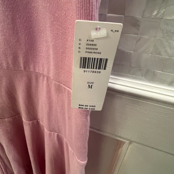 NWT new medium Anthropologie daily practice half pipe mini dress pink sleeveless - Picture 5 of 17